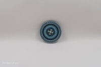 4 Loch Knopf I Blau - die Komplizin