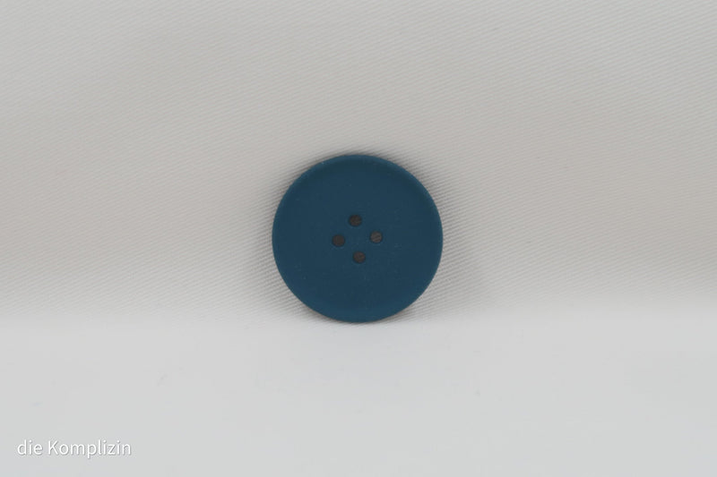 4 Loch Knopf I Grau-Blau - die Komplizin